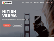 Tablet Screenshot of nitishverma.com